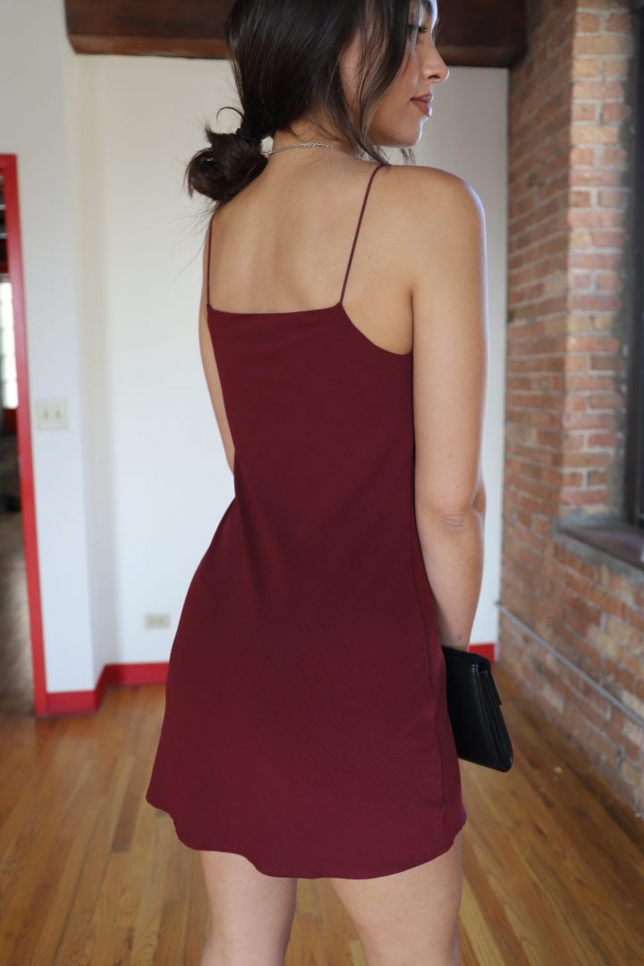 burgundy mini dress Big sale - OFF 78%