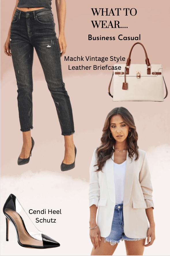 Graduation guest outfit colorblock blazer
