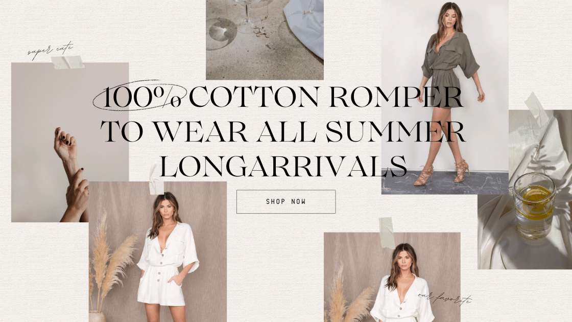 The Best 100% Cotton Romper