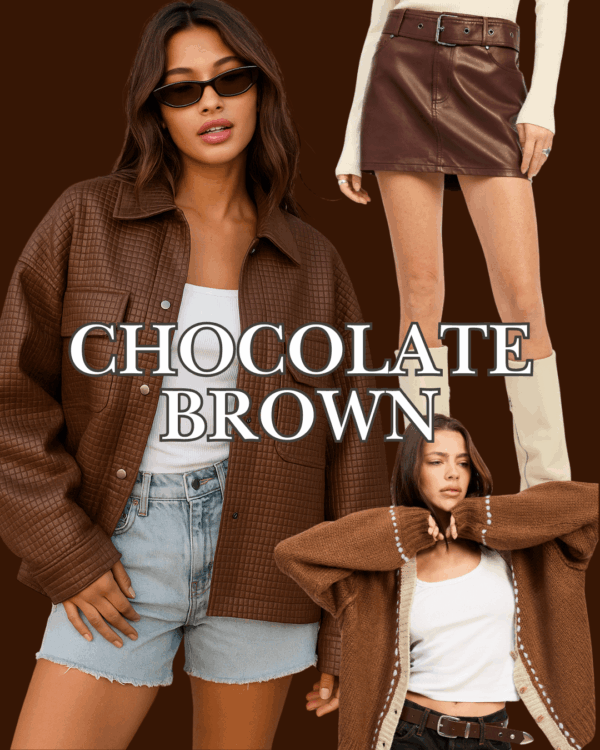 Dark Chocolate brown outfit