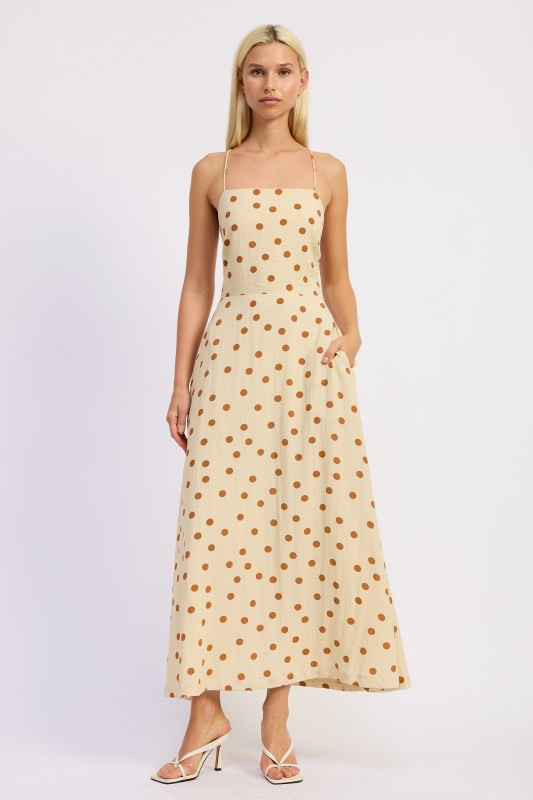 Yellow Polka Dot Maxi