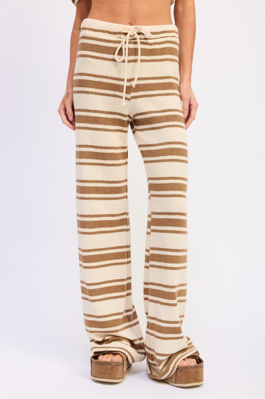 Striped Wide Leg Pants