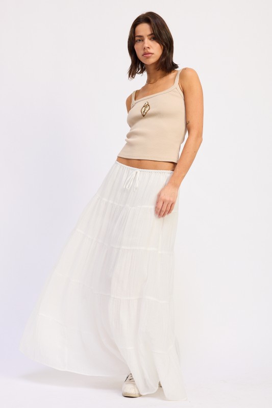 off-white-tiered-maxi-skirt-flowy-boho-summer-skirt